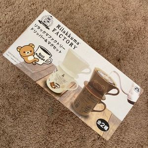 Rilakkuma coffee mug dripper set (Toreba)
